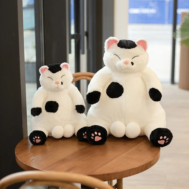 New Arrive 35/45cm Japanese Kawaii Soft Plush Cat Toys Stuffed Animal Dolls Kids Gift Lovely Fat Cats Pillow Home Decoration