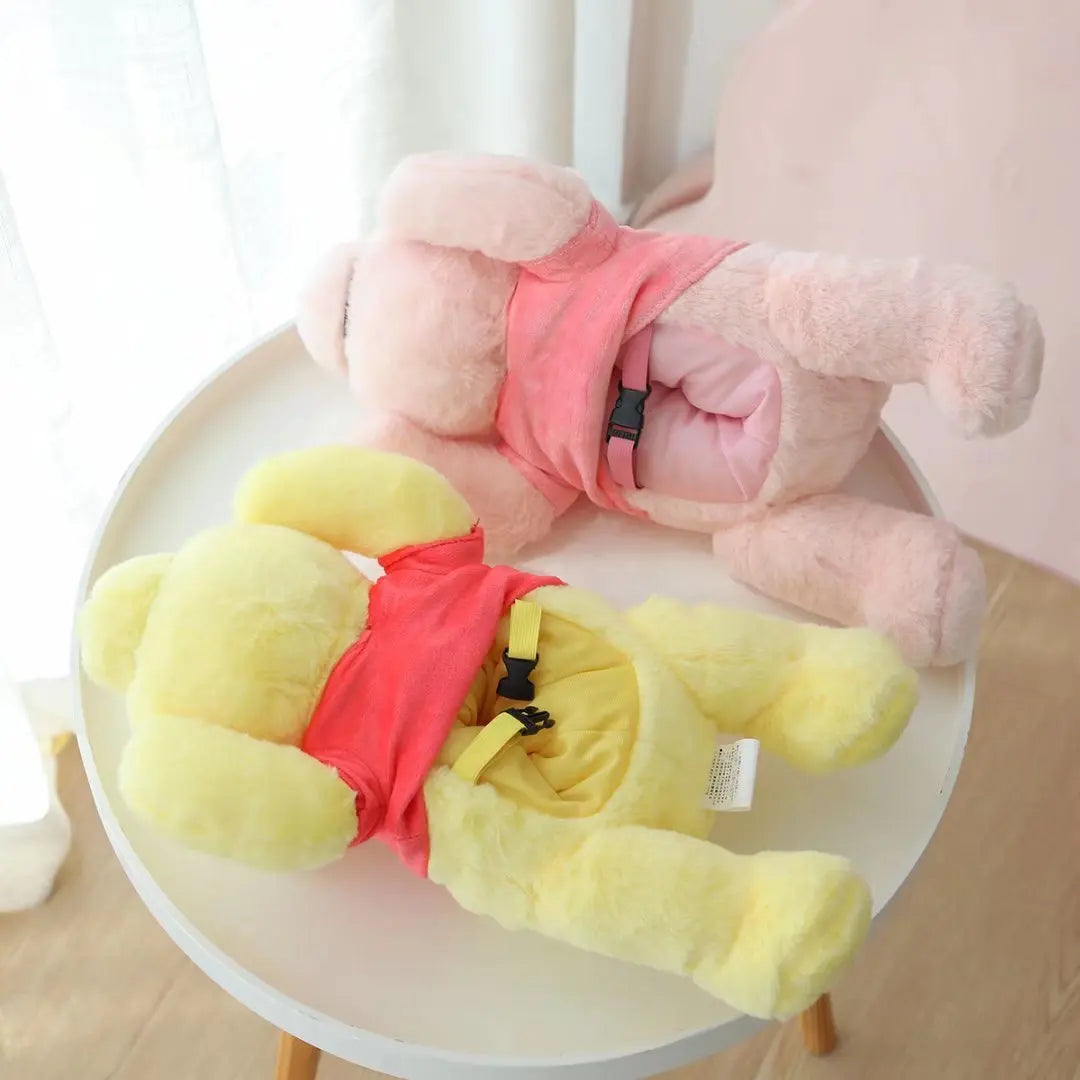 Winnie the Pooh Plush Doll Kawaii Bear Tissue Box Lovely Car Decor Stuffed Doll Animal Sofa Cushion Bedside Pillow Gift for Girl