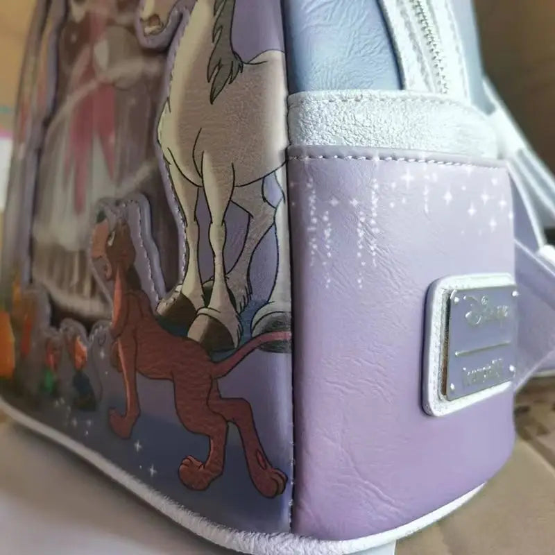 2024 New Hot Spot Disney Loungefly Cinderella Mini Backpack Cute Children'S Backpack Outdoor Leisure Backpack Girl Gift