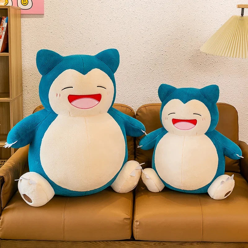 85 Cm  Big Size Pokemon Rabbit Fur Snorlax Doll Plush Animal Plush Toy Stuffed Animal Kawaii Room Decoration Toy Plushies Gift