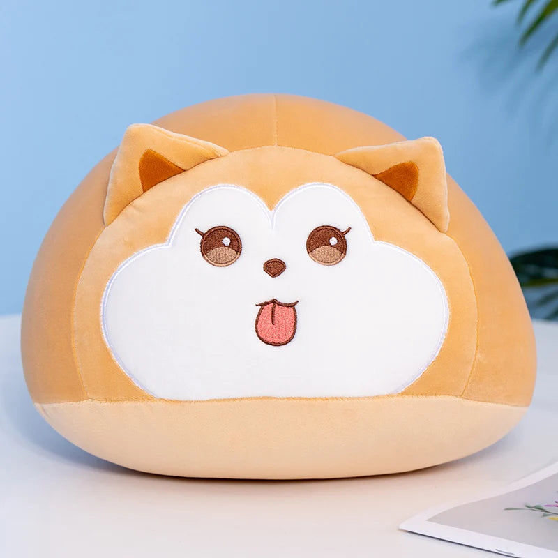 20/30/40cm Round Fat Cute Soft Cat Plush Sleep Pillow Cushion Kawaii White Black Brown Cat Soft Plush Toys Kids Children Gift