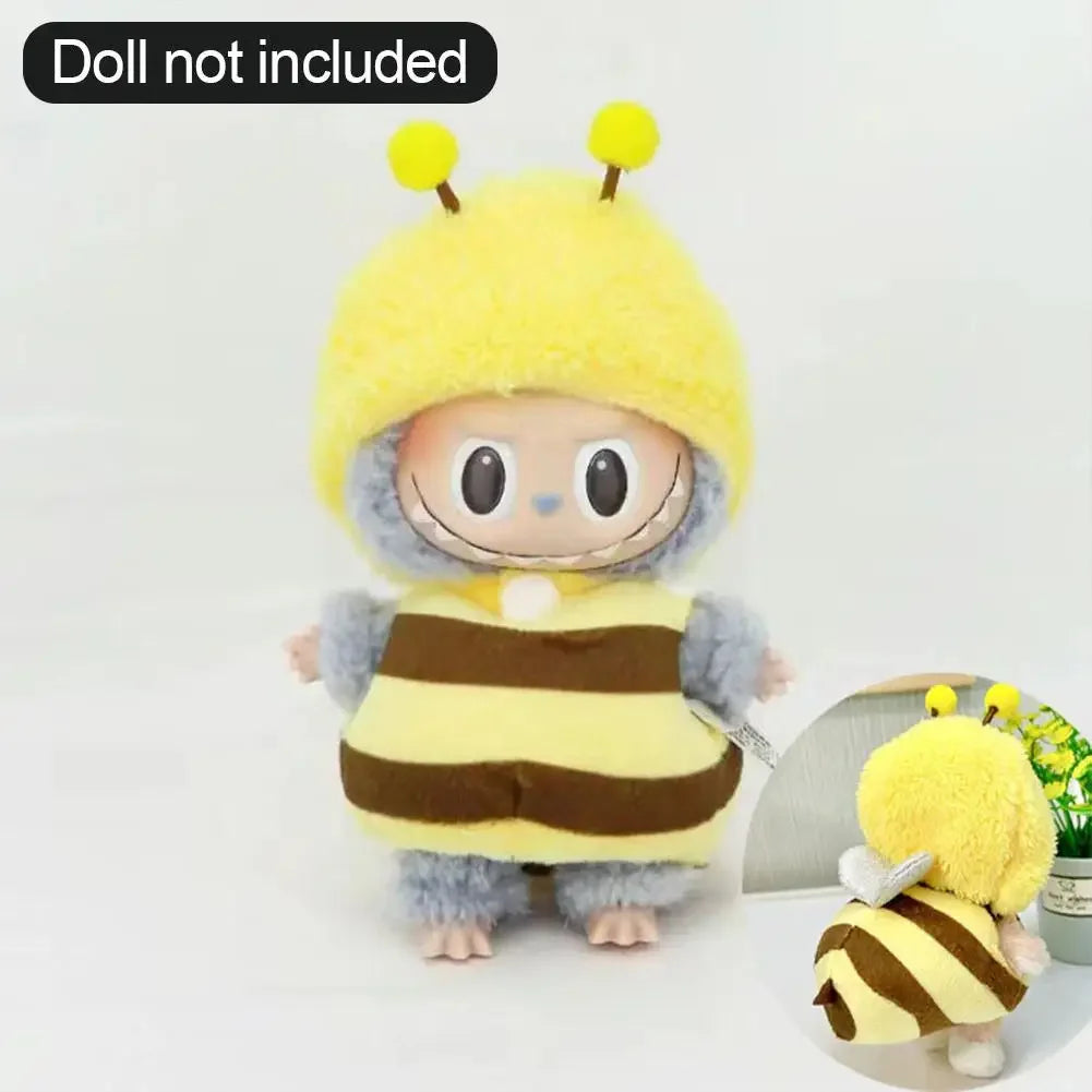 For 17cm Labubu Doll Clothes Accessories Cute Decoration Little Clothes