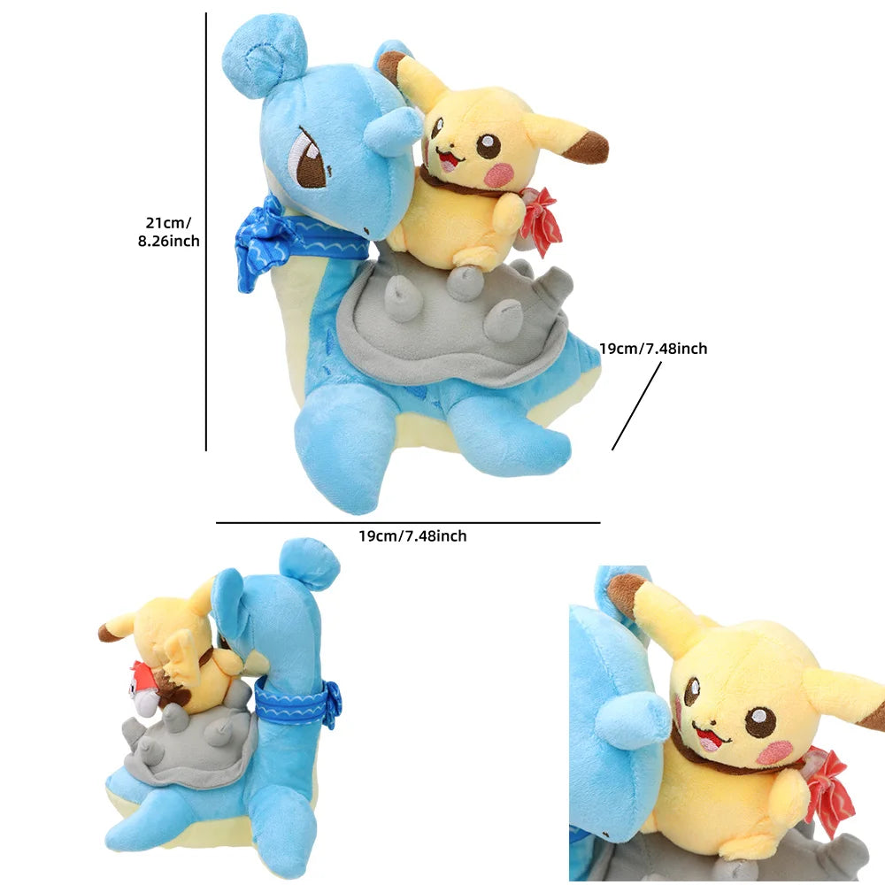 2024 Pokemon Pikachu Latios Latias Bulbasaur Squirtle Charmander Plush Toy Anime Stuffed Animal Doll for Kids Collection Gift