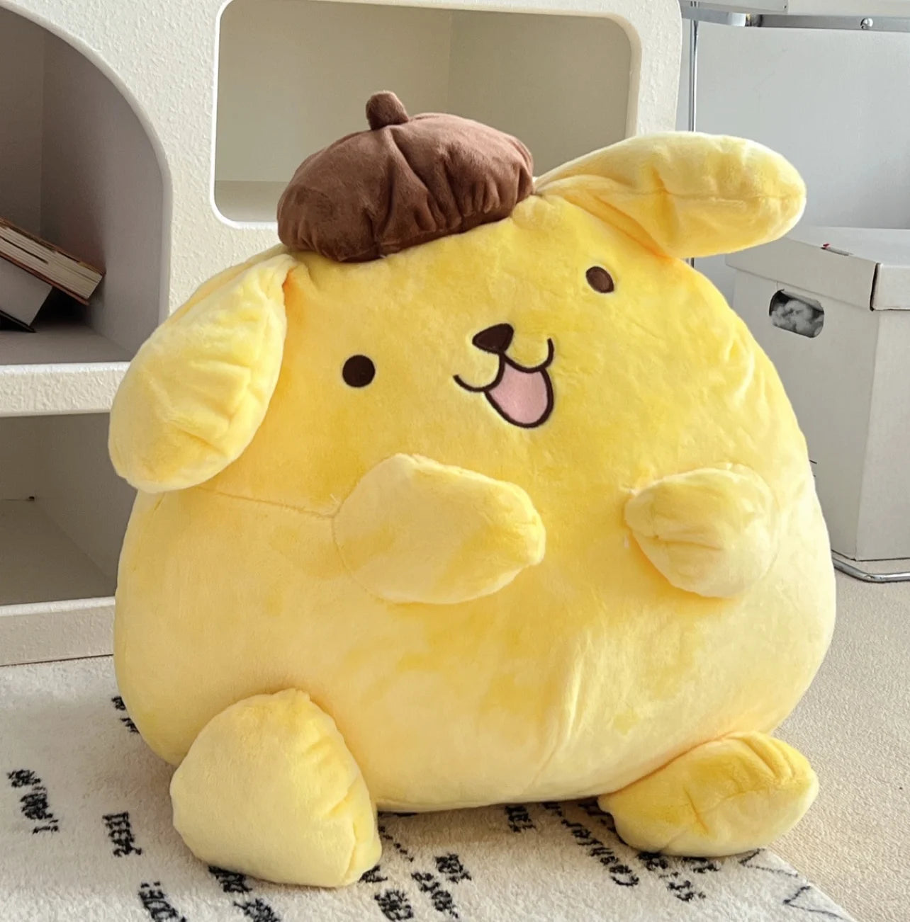 Lovely Pom Pom Purin Plush Toy Big Size Stuffed Japanese Style Anime Plushies Hug Throw Pillow Back Cushion Xmas Gifts Girl Kids