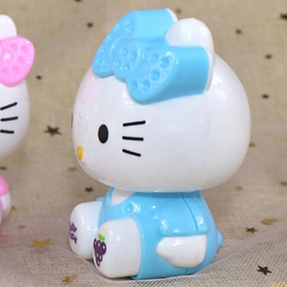 Sanrio Figuren Doll Cute Hello Kitty Action Figure Cake Decoration PVC Model Desktop Toy Car Deco Ornaments Children's Gift