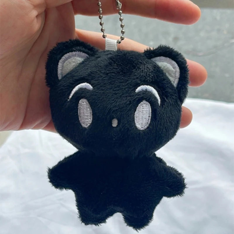 Kpop Cartoon Cheetah Lee Doyoung Mark Same Plush Keyrings Q Styles Mini Gomdo Lee Taeyong Keychains Key Rings Bag Pendants