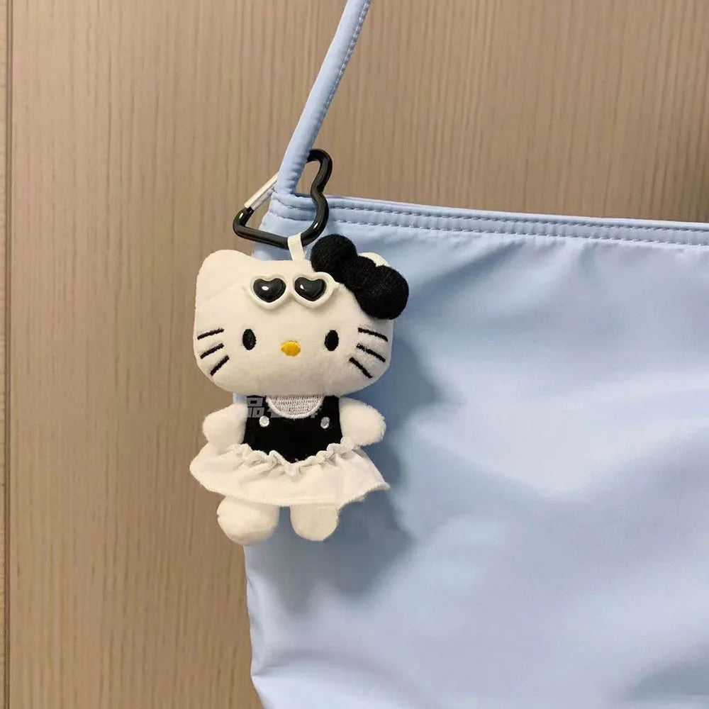 Hellokitty Plush Toys Keychains Sanrio Kawaii Anime Soft Stuffed Doll Cute Cartoon Bag Pendant Widgets Accessories Birthday Gift