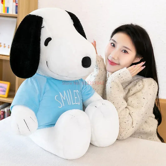 35-65cm Cartoon Cute Snoopy Plush Toy Pillow Sofa Back Plush Doll Gifts For Children