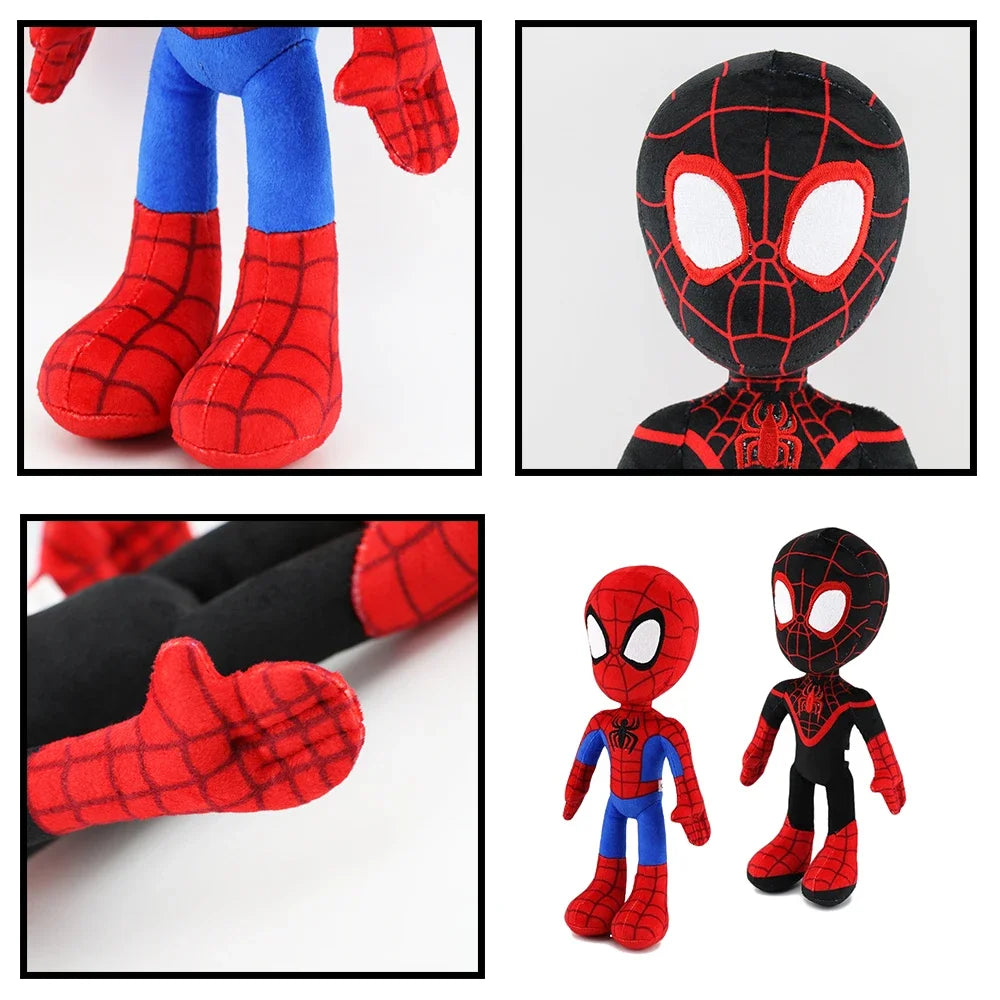 30cm Marvel Movie The Avengers Anime Cartoon Figure Spider Man Fills Plush Toys Kawaii Cute Stuffed Dolls Child Christmas Gifts