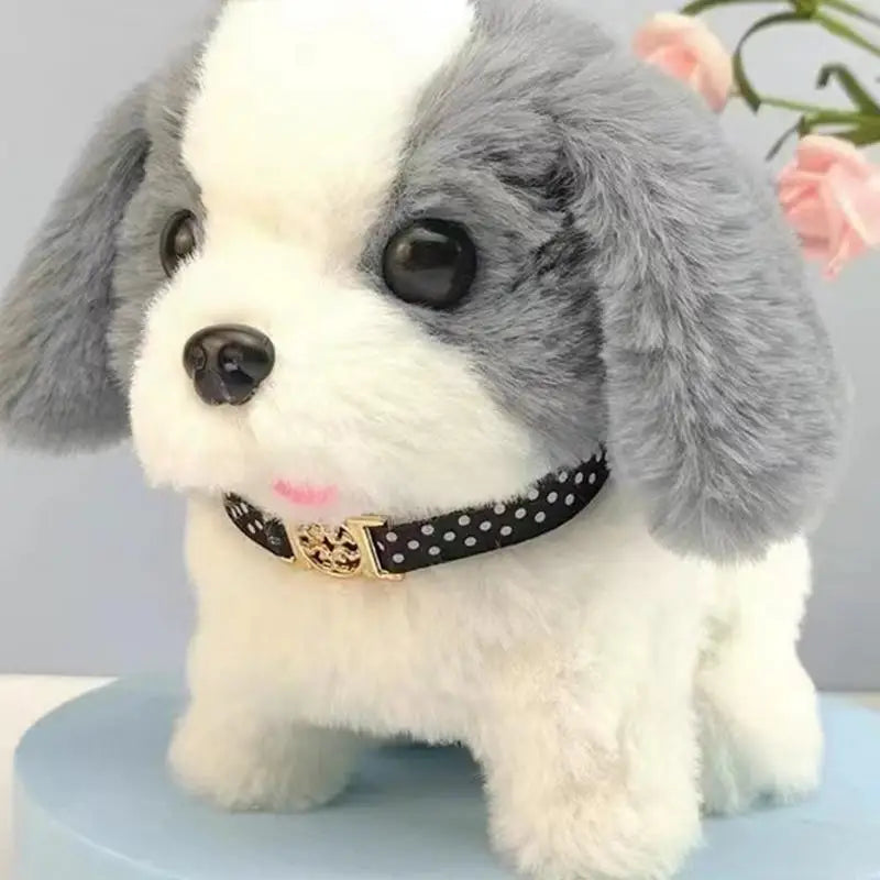 Walking Plush Puppy Interactive Plush Pet Kids Toys Plush Toy Puppy Interactive Dog Walking Barking Wagging Tail Funny Toy For