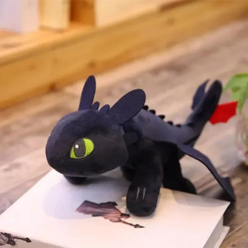 Plush How to Train Your Dragon Toys Kawaii White black dinosaurs Animal Stuffed Plush Toys In Stock Plush kid Birthday Gift