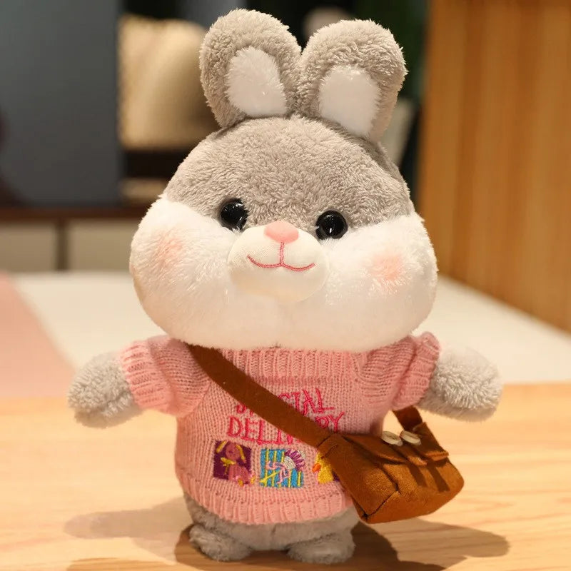 30cm New Cartoon Cute Rabbit Cosplay Dress Up Plush Toys Stuffed Lovely Bunny Dolls Soft Animals for Kids Girls Birthday Gift