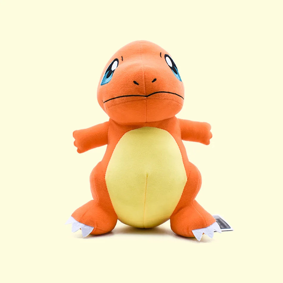 POKEMON Standing Flame Dragon Little Fire Dragon Evolution Version Flame Dragon Doll Plush Toy Pocket Monster Plush Toy Children