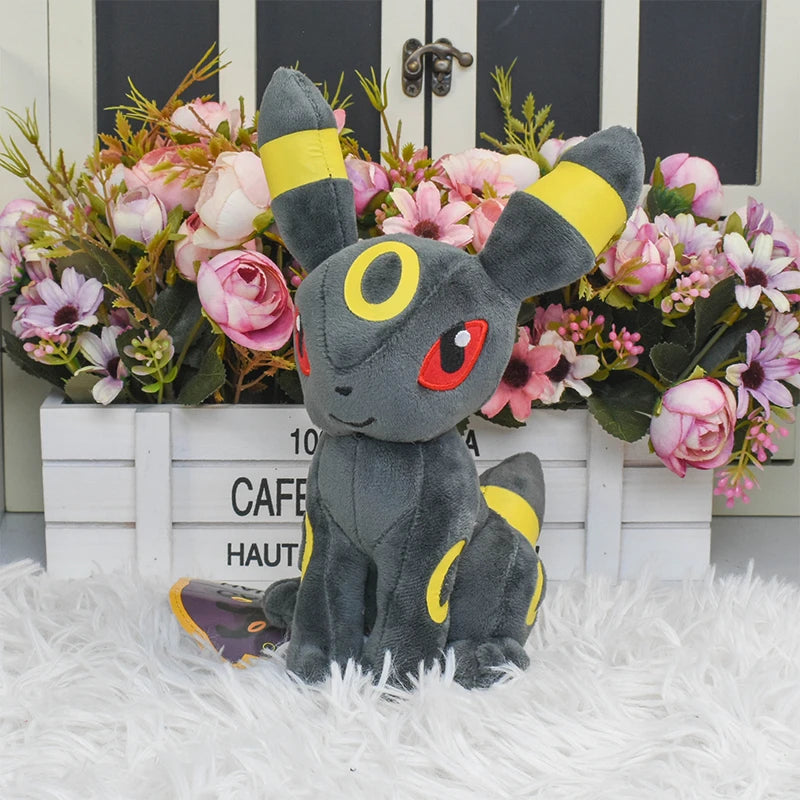 9 Styles Pokemon Umbreon Kawaii Soft Plush Toys Cute Anime Standing Shiny Umbreon Stuffed Animals Peluche Dolls Birthday Gifts