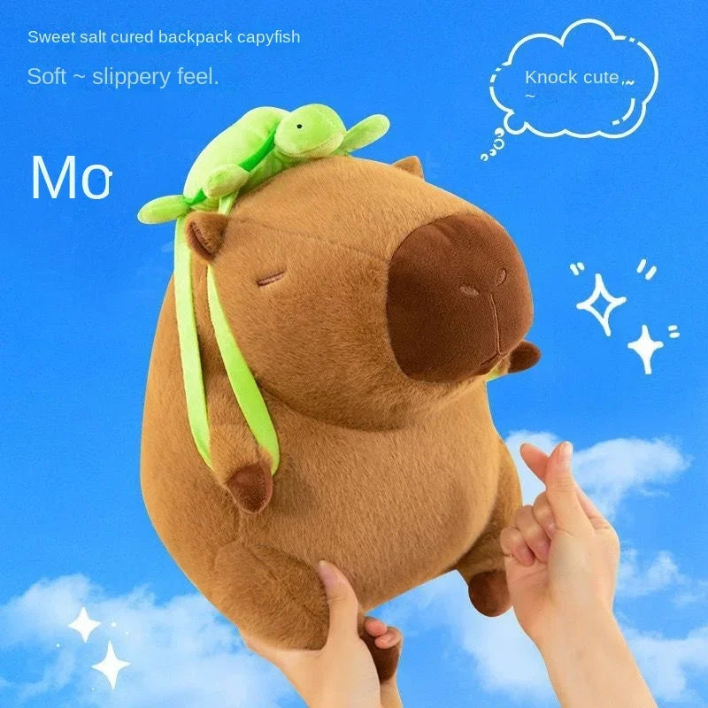 Pokemon Capybara Plush Doll Water Dolphin Toy Cartoon Anime Water Dolphin Plush Toys Funny Cute Doll Capybara Snap Ring Toy