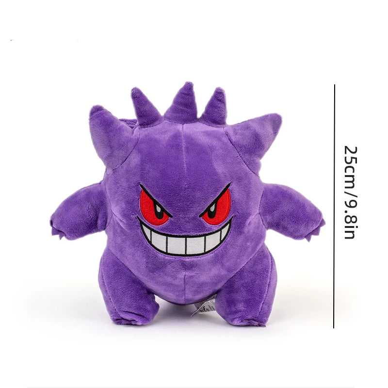 Pokemon Kawaii Gengar Stuffed Toys Cartoon&Cute Plush Dolls Throw Pillow Birthday Gift  For Kids Friends Halloween Decoration