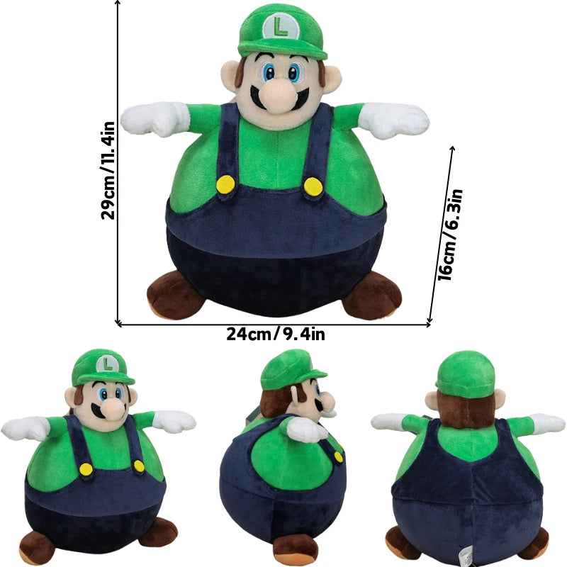 Kawaii Elephant Mario Luigi Princess Peach Daisy Toadette Soft Plush Toys Poplin Fire Spike Rolla Koopa Condart Pleuche Dolls