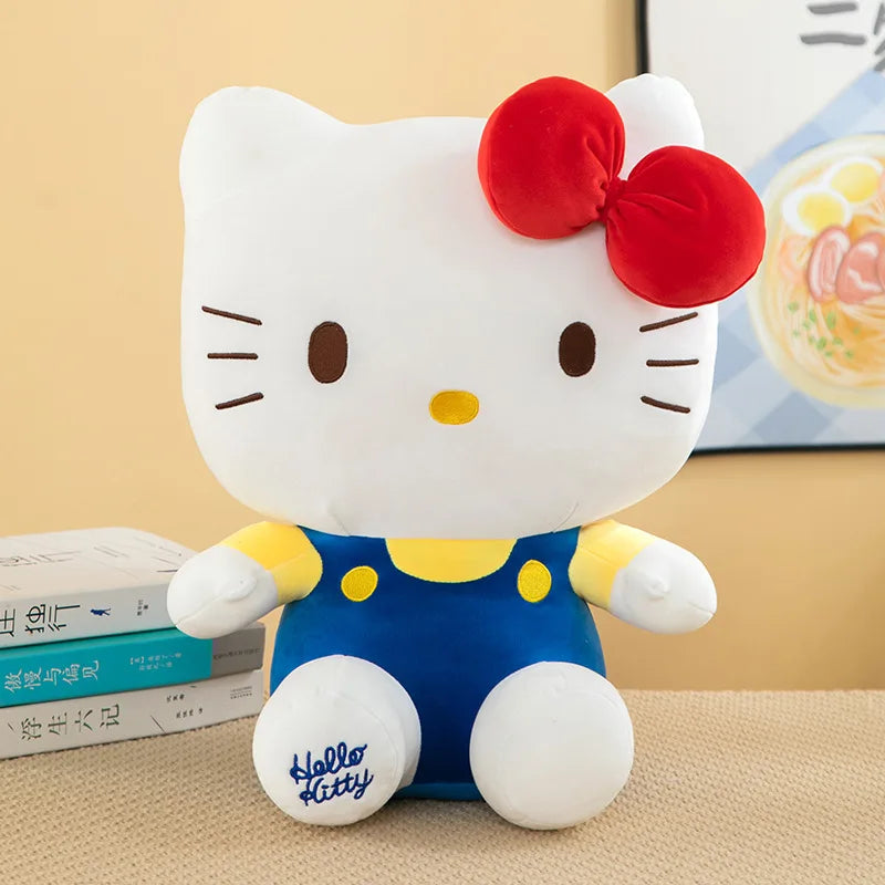 22-35cm Hello Kitty Anime Cute Stuffed Toys Sanrio KT Cat Plushier Soft Pillow Birthday Gifts For Girls Kawaii Pendant Dolls