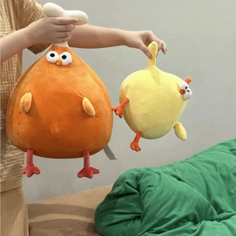 Ins Cartoon Chicken Legs Doll Cartoon Cute Birthday Gift Creative and Fun Plush Hot Sale Doll Pillow Children's Toys Gifts