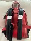 Disney Scarlet Witch Wanda Mini Backpack Wanda Scarlet Witch Backpack Red Metallic Cosplay