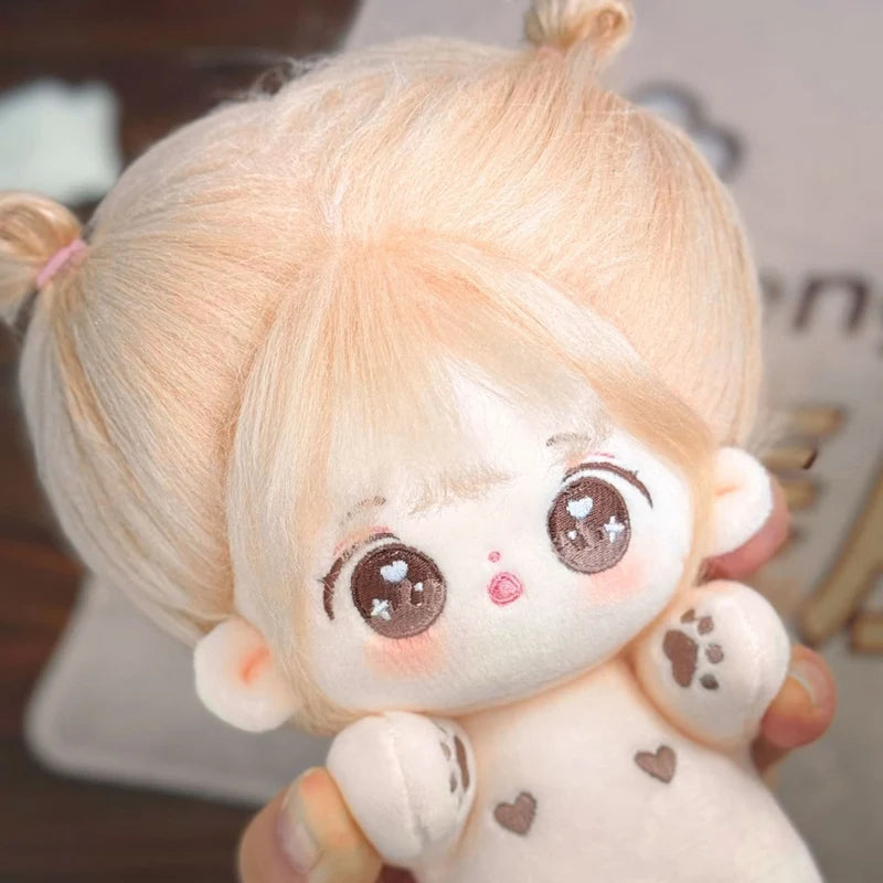 20cm Kawaii Plush Cotton Doll Idol Stuffed Super Star Figure Dolls Twelve Constellations Doll Can Change Clothes Gift