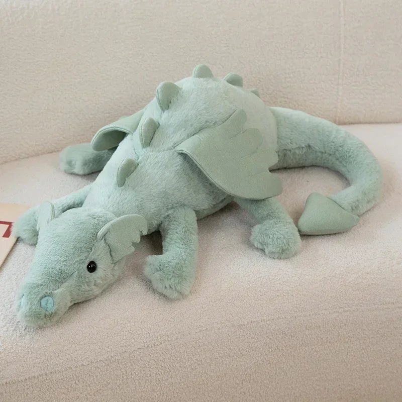 New Dragon Plush Toys Stuffed Dinosaur Flying Wings White Pink Green Blue Dragons PLushies Dolls Birthday Gift for Boy