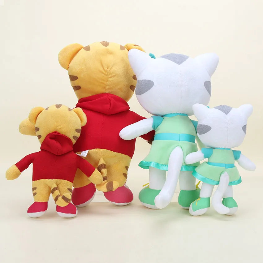 20/30cm Daniel Tiger's Neighborhood Plush Dolls Soft Stuffed Toys Cute Kitty Cat Tiger Daniel Plush Toy Doll Kids Cute Pillow