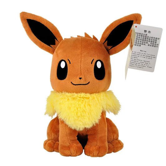 Pokemon Kawaii Eevee Plush Toy Cartoon & Cute Stuffed Doll Children's Toy Birthday Present