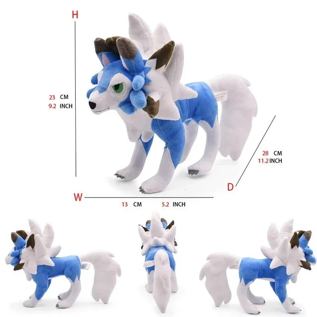 Pokemon Large pet Pok é mon plush earth turtle Huangyan wolf Soloya fierce carp dragon spray fire dragon toy doll, plush toy chi