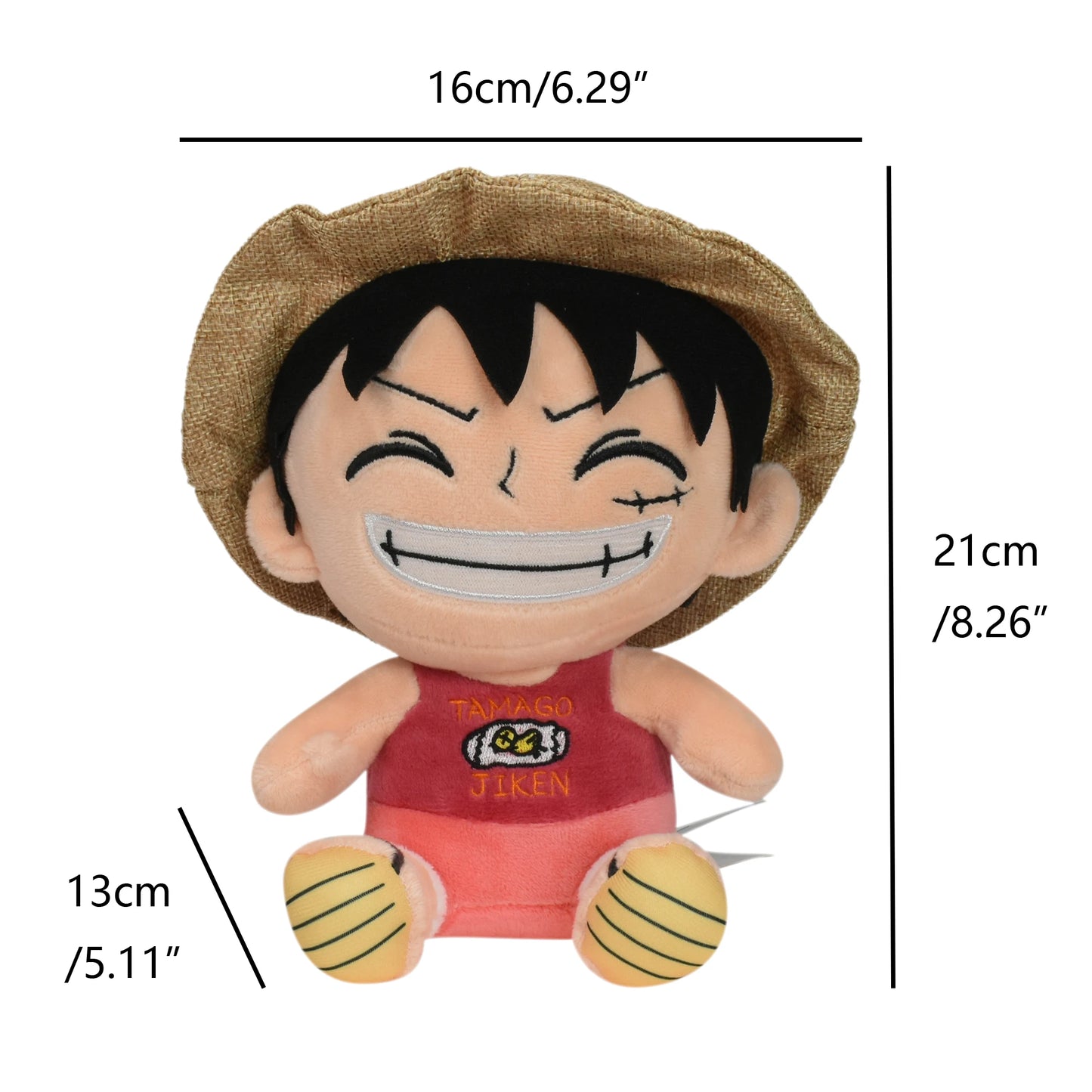 Monkey·D·Luffy Trafalgar D Water Law Tony Tony Chopper Luffy Plush Toy, Peluche Dolls Stuffed Figure for Kids Gift