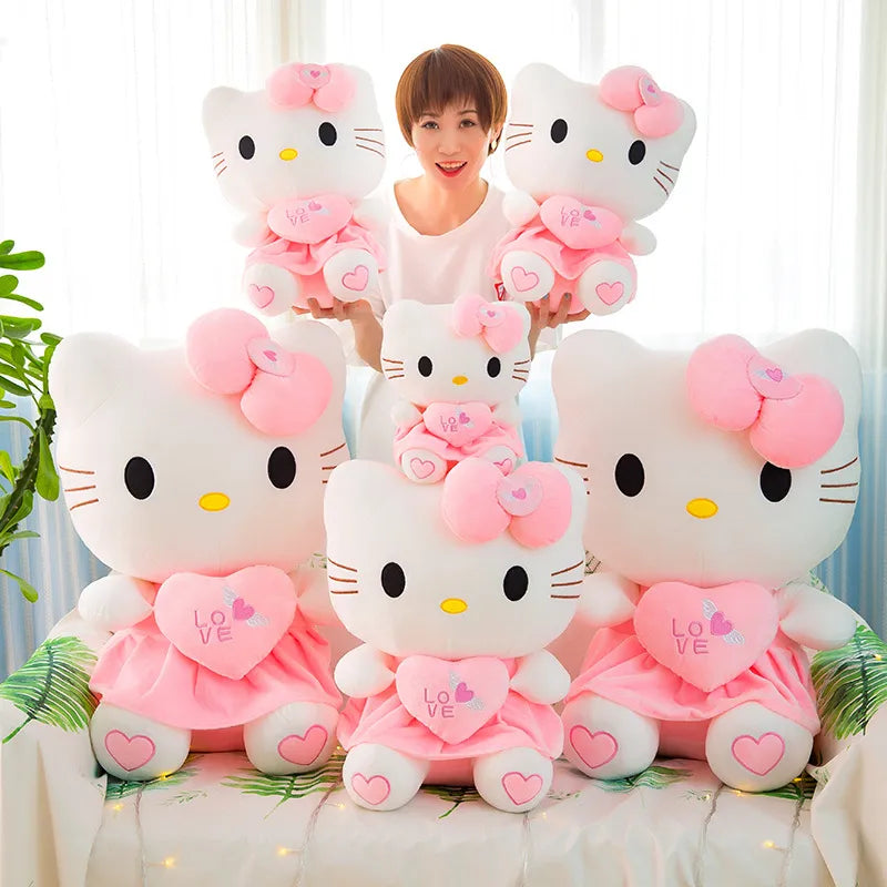 55cm Sanrio Cute Hello Kitty Pink My Melody Plushie Doll - Plushy Mart