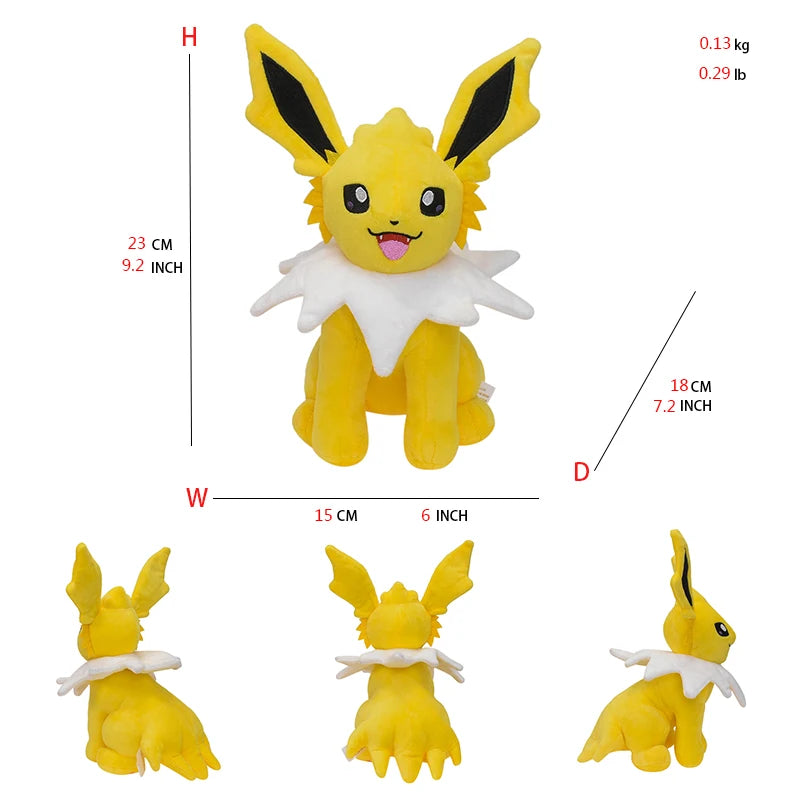 Big Size Pokemon Plush Toys Eevee Umbreon Cartoon Figure Peluche Dolls KJolteon Vaporeon Sylveon Anime Stuffed Dolls Gifts