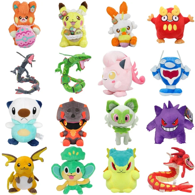 Pokemon Scream Tail Plush Toys Oshawott Pikachu Scorbunny Darumaka Sthffed Typhlosion Pansage Palafin Peluche Dolls Gifts Kids