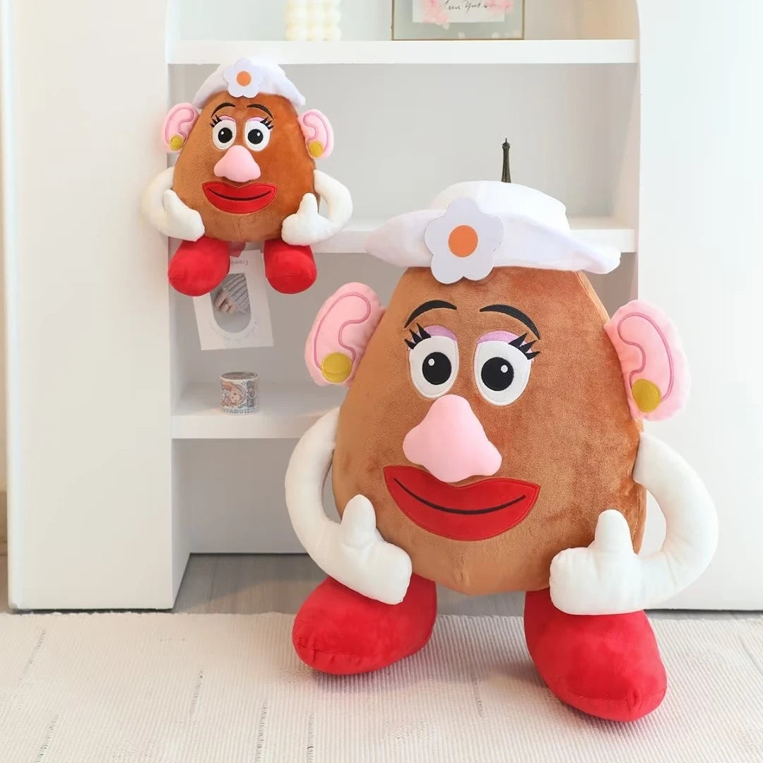 Disney Mr And Mrs Potato Head Plush Toy Lovely Stuffed Toy Story Anime Plushies Sleeping Doll Pillow Blanket Nap Xmas Gifts Girl