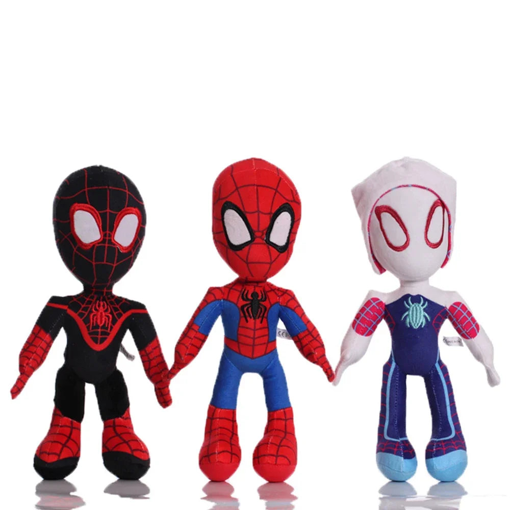 30cm Marvel Spider-Man Plush Toy Movie Avengers Animated Cartoon Character Eco-Friendly Pp Cotton Stuffed Kawaii Cute Plush Doll