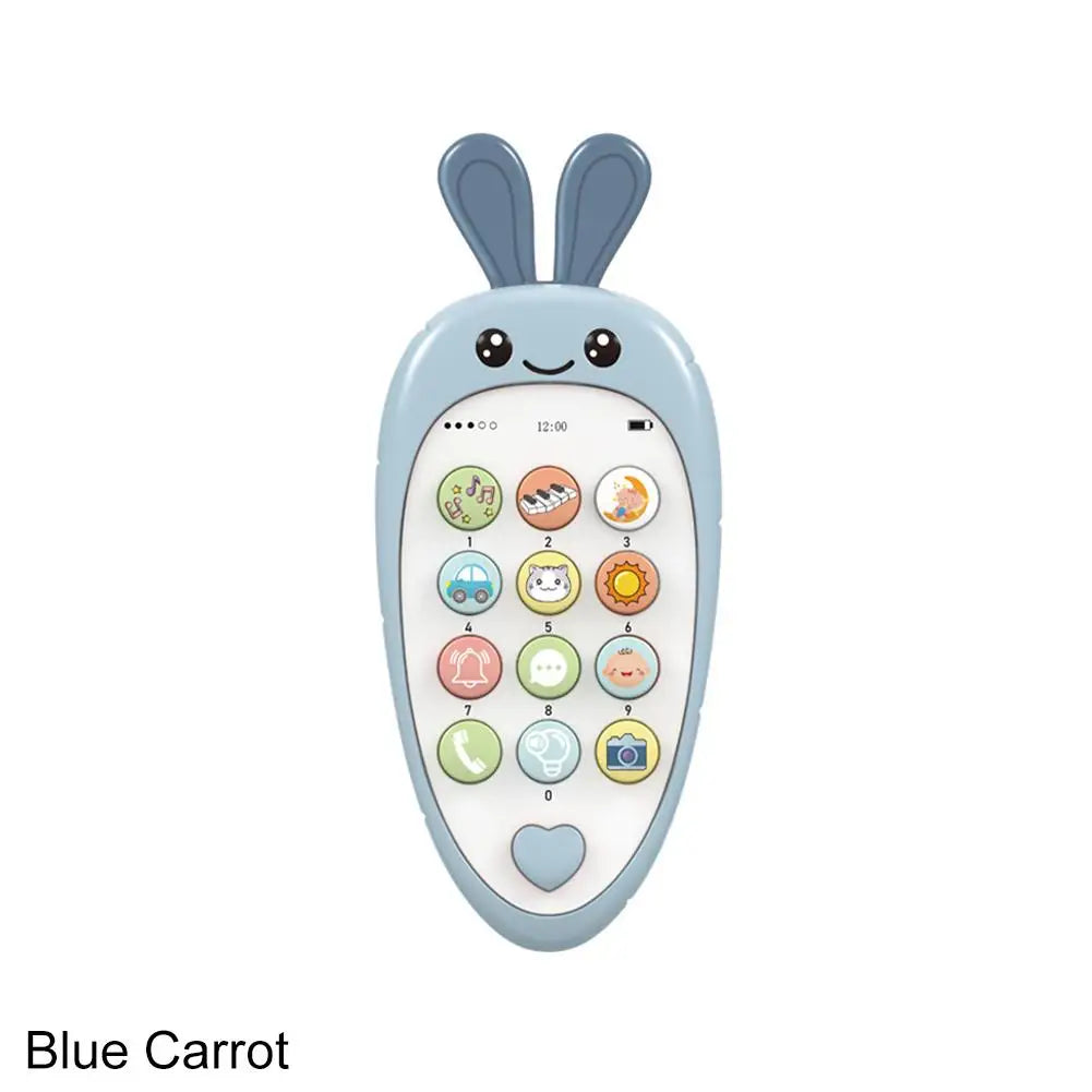 Baby Phone Toys Bilingual Telephone Teether Music Voice Toy Early Educational Learning Machine Electronic Children Gift Baby Toy