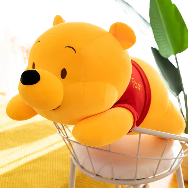 45cm Cute Disney Winnie The Pooh Plushies Dolls Kawaii Anime Figure Cartoon Plush Toys for Girls Birthday Gift for Kids