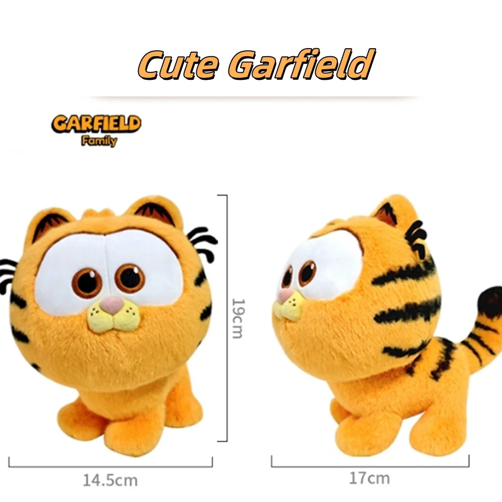 New GARFIELD Original Plush Doll Odie Peluche Toy Cartoon Cat Plushie Keychain Collectible Christmas Stuffed Shoulder Bag Gift