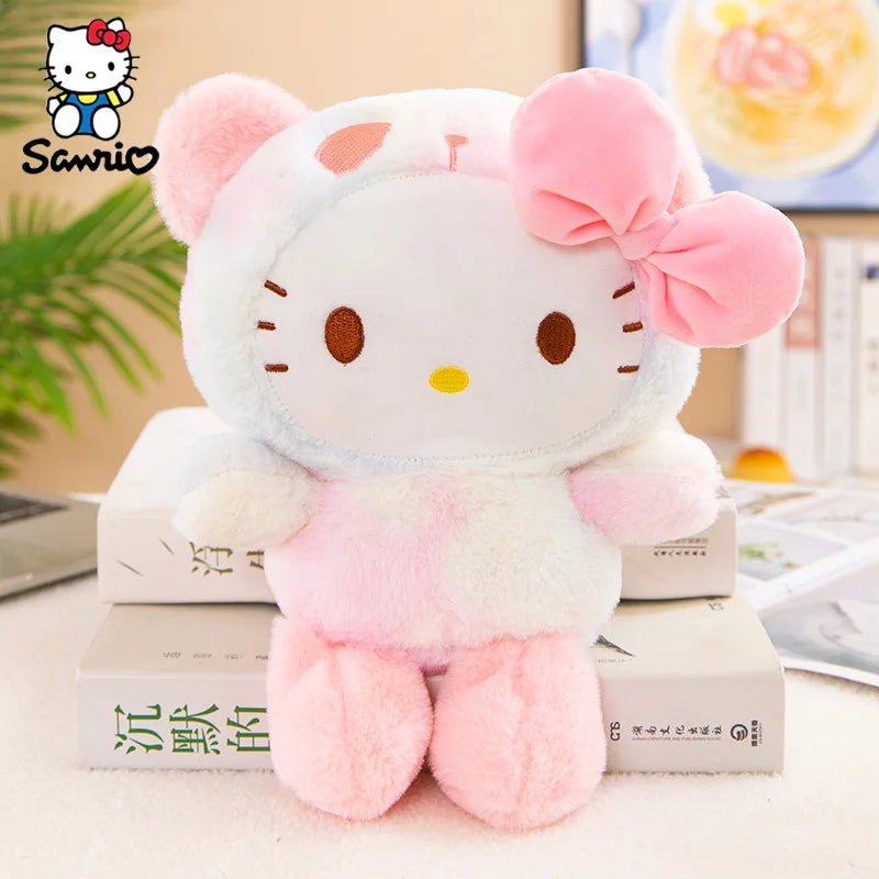 Kawaii Sanrio Plush Toy 25CM Anime Dolls Kuromi Cinnamoroll Stuffed Animal Children's Toys Hello Kitty My Melody Plushies Gifts