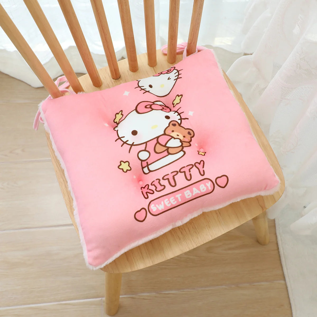 Anime Sanrio Kuromi Hello Kitty Plush Pillow Soft Cartoon Pom Pom Purin Pochacco Cinnamoroll Home Plush Cushion Gifts For Girl