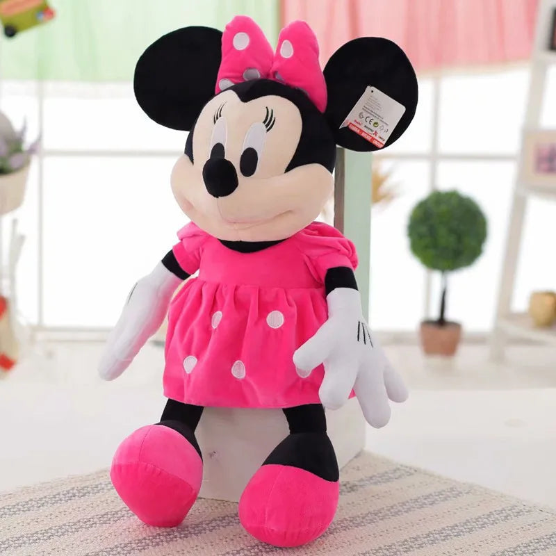 Disney Cartoon Plush Toys 30/40cm Miaomiao House Minnie Mickey Pluto Creative Plush Doll Goofy Wedding Gift New Year Mascot