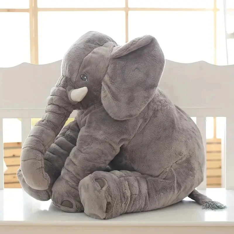 1pc Elephant Design Pet Grinding Teeth Plush Toy Durable Chew Toy ForDog Interactive Supply