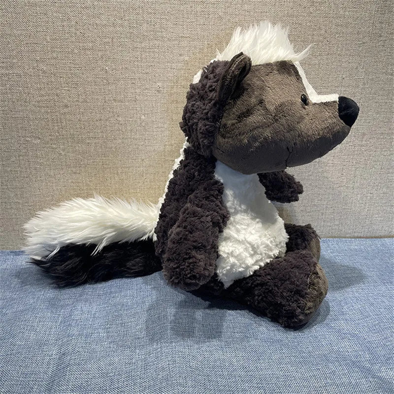 1pc 25/35/45cm Kawaii Fluffy Mellivora capensis Plush Toy Long Tail Honey Badger Festival Doll Children's Elegant Gift