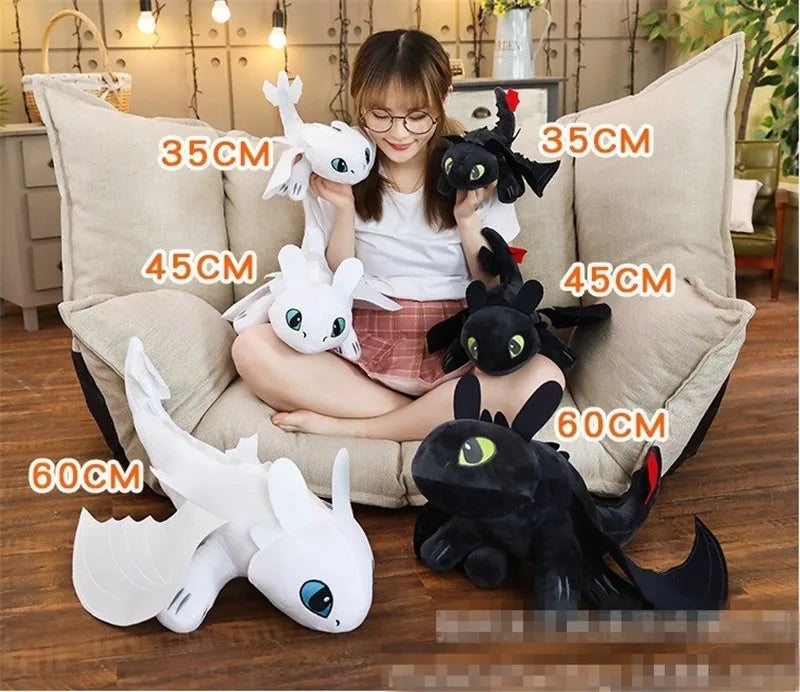 How To Train Your Dragon Toothless Anime Plushie - Plushy Mart