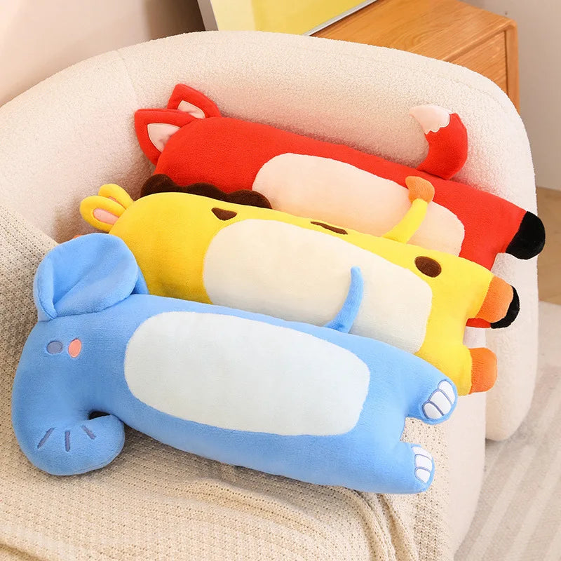 Long 60CM Huggable Super Soft Stuffed Animals Sleeping Pillow Plush Elephant&Deer&Foxes Toys Cushion Kids Appease Peluche