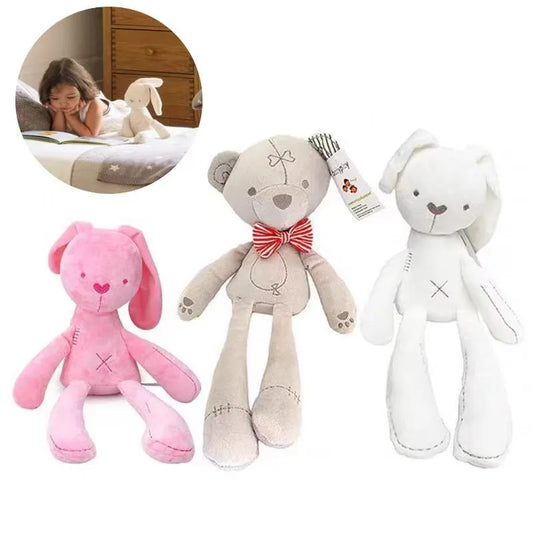 42CM Long Ears Rabbit Doll Baby Soft Plush Toys Bunny Appease Sleeping Crib Stuffed Animal Baby Toys For Infants Birthday Gift