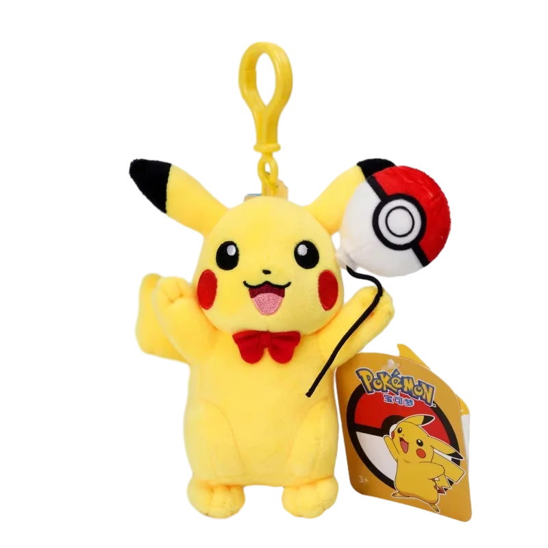 Pokemon Pikachu Mew Squirtle Charmander Kawaii Plush Toy Pendant School Bag Backpack Pendant Key Ring Small Doll Birthday Gift