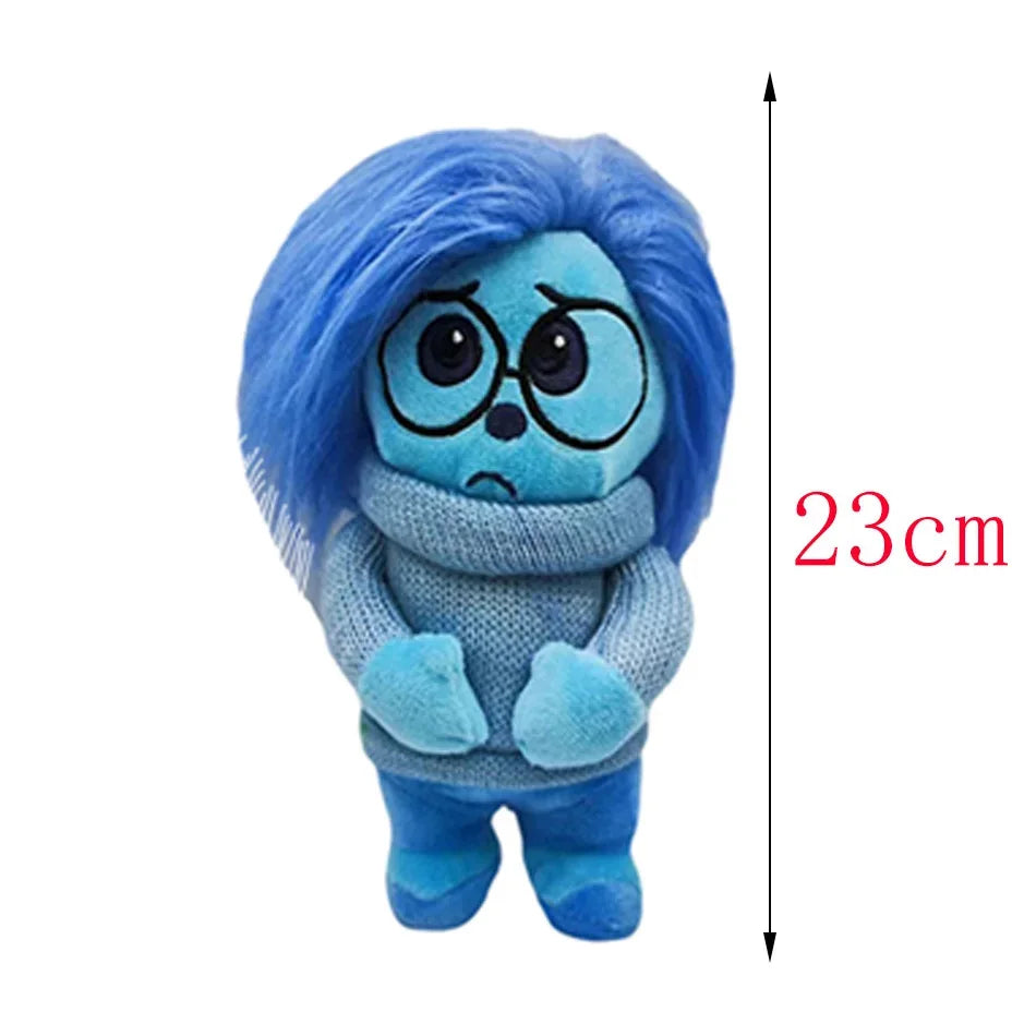 New Inside Out 2 Plush Anxiety Doll Cute Joy Fear Anger Disgust Sadness Riley Plushish Toys Collection Model Toy Birthday Gift