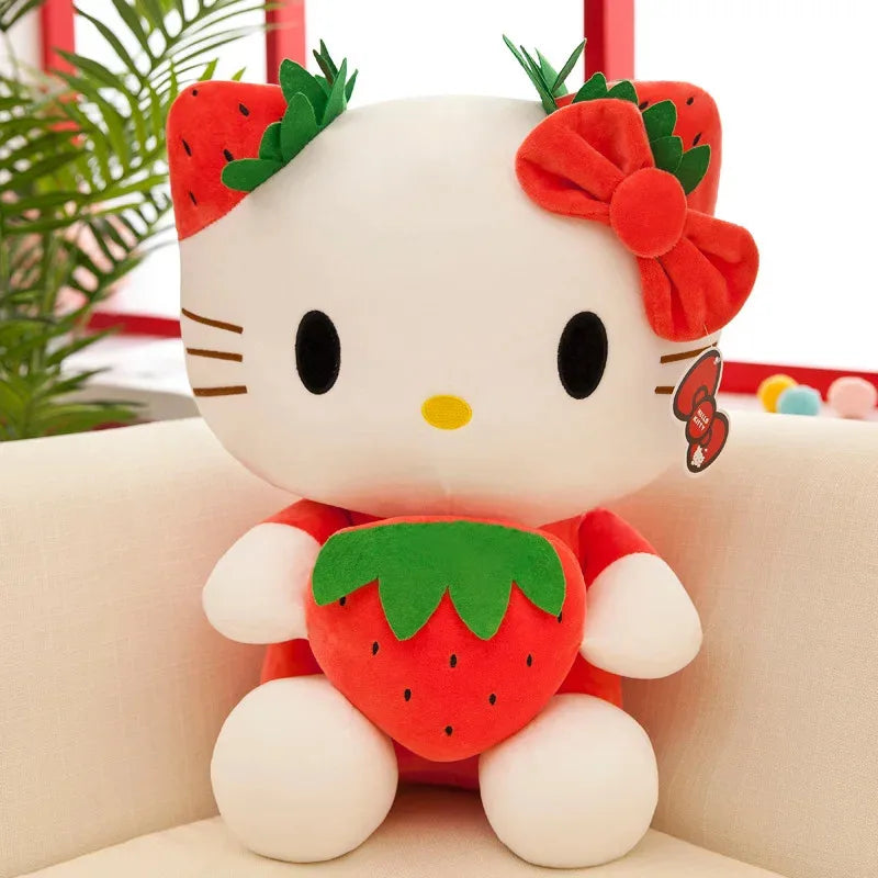 Sanrio 25Cm Anime Kuromid Toys Kawaii Mymelody Cinnamorol Plush Soft Stuffed Animals Doll Plushie Pillow Xmas Gift Decor