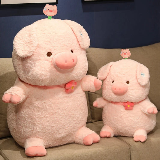 1pc 25/35/45cm Cute Fat Pink Pig Plush Kawaii Anime Pig Plushie Cute Stuffed Animals Peluche Girl Girlfriend Nice Birthday Gift